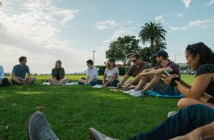 Novo Detox LA| people sitting on grass