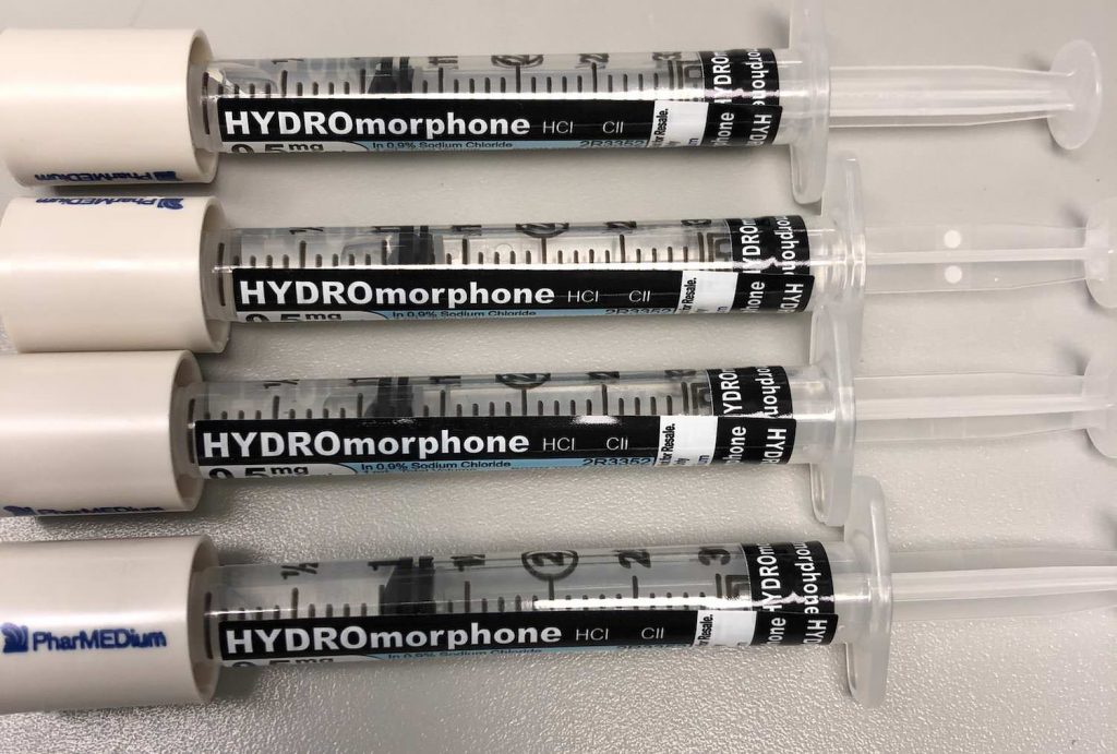 hydromorphone-syringes-Dilaudid